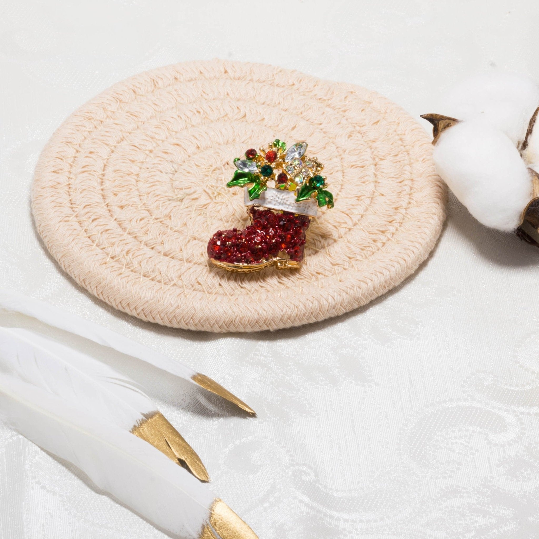 Christmas Stocking Brooch