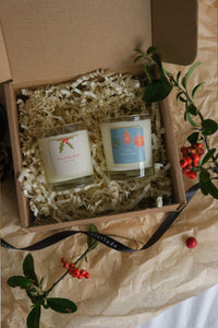 Christmas Votive Candles Gift Set