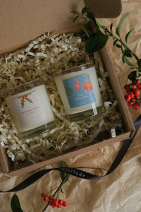 Christmas Votive Candles Gift Set