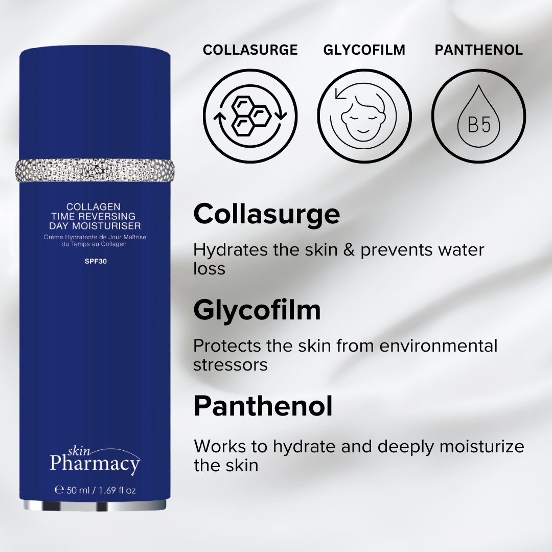 Collagen Time Reverse Serum and SPF30 Day Moisturiser
