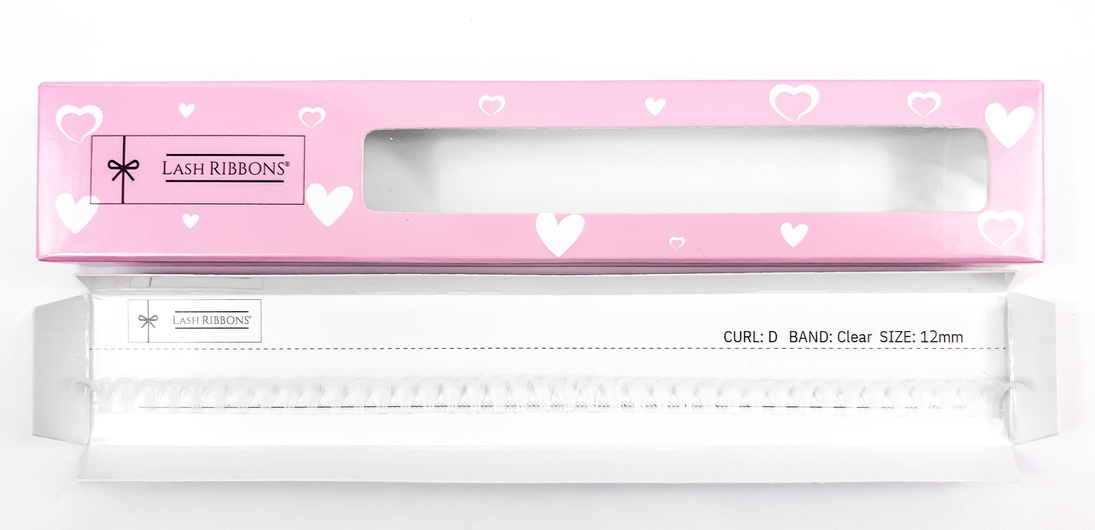 White 'D' Curl Lash Ribbons®