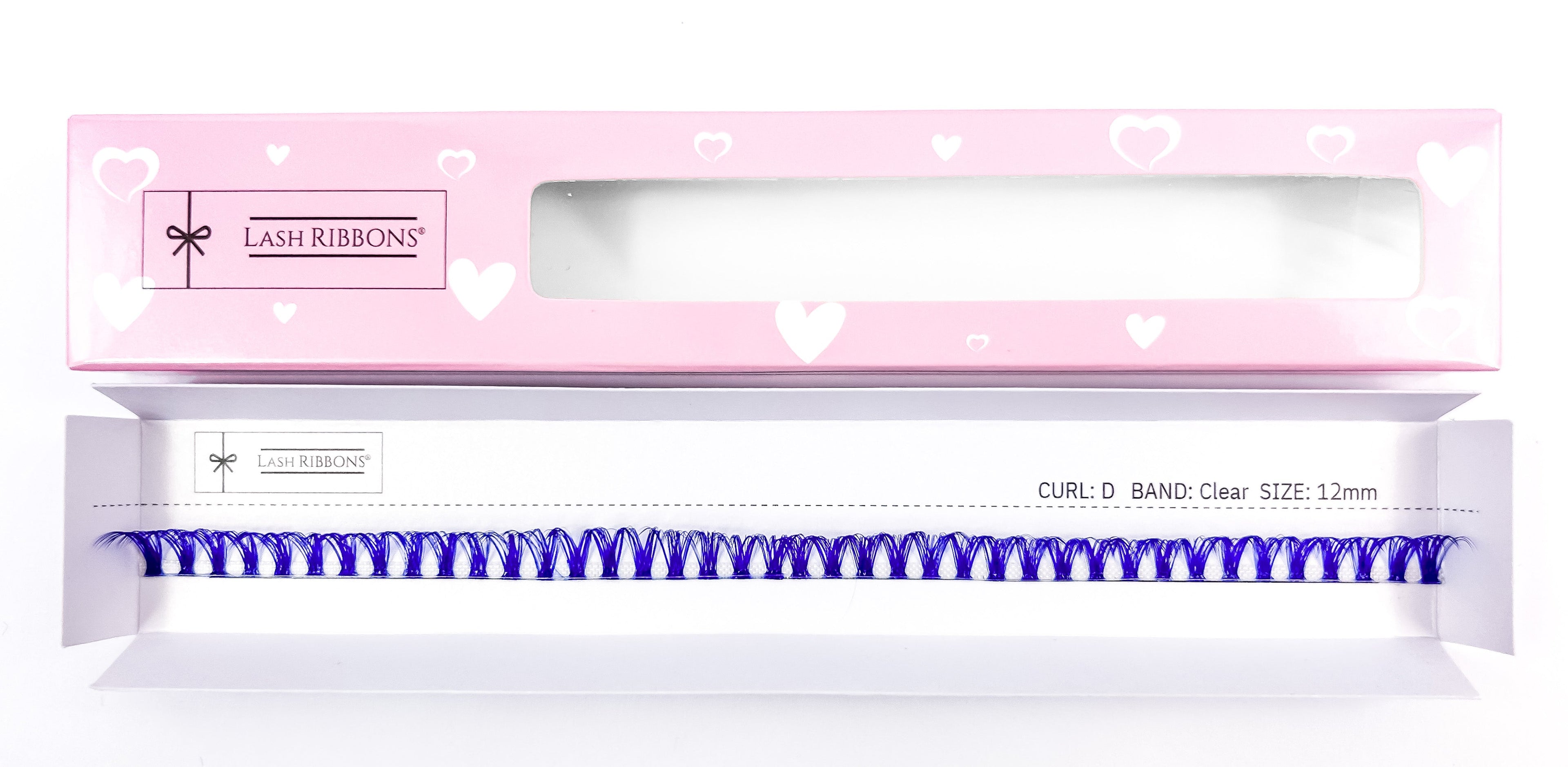 Dark Blue 'D' Curl Lash Ribbons®