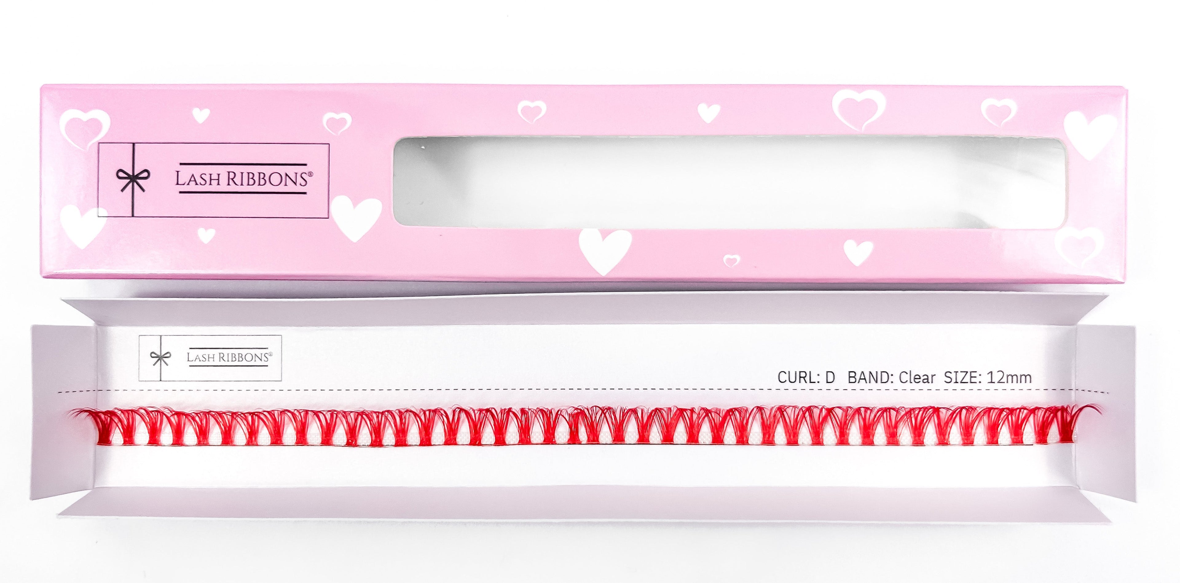 Red 'D' Curl Lash Ribbons®
