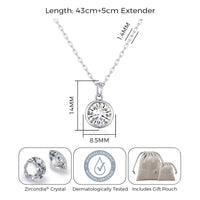 Crystal Necklace Created with Zircondia® Crystals