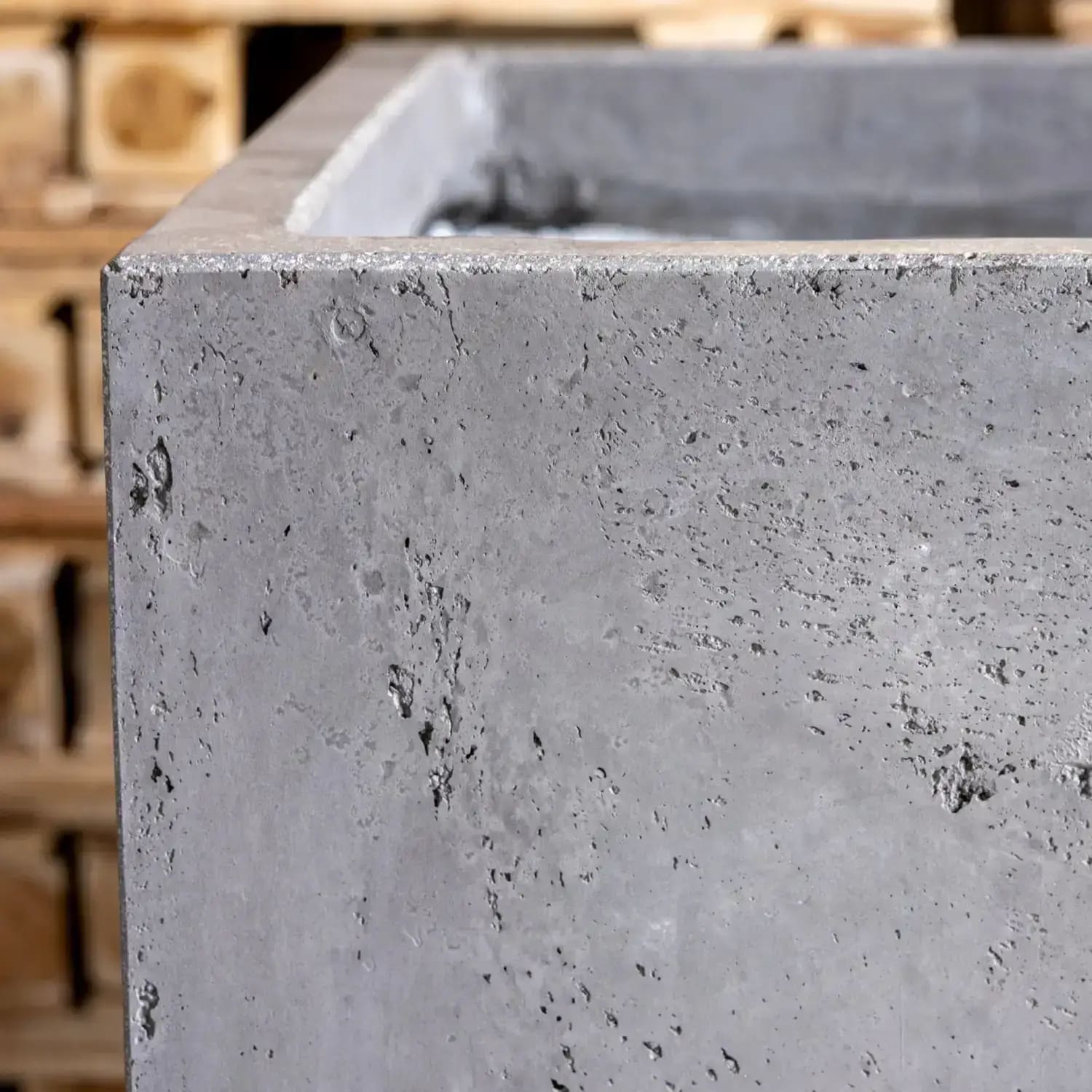 Cubrosa | Onyx Dusk – 30cm Medium Concrete Square Planter – 14L Cube Plant Pot