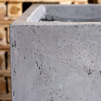 Cubrosa | Onyx Dusk – 40cm Large Concrete Square Planter – 38L Block Plant Pot