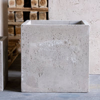 Cubrosa | Truffle – 55cm Large Square Concrete Planter – 115L Heavyweight Plant Pot