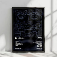 Tool "10,000 Days" Album Cover Poster - with Complete Tracklist