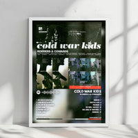 Cold War Kids "Robbers & Cowards" Album Cover Poster - with Complete Tracklist