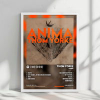 Thom Yorke "Anima" Album Cover Poster - with Complete Tracklist