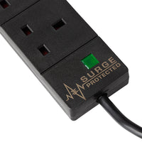 Maplin 2m 4 Socket Extension Lead with Surge Protection