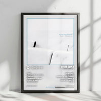 Thursday "Full Collapse" Album Cover Poster - with Complete Tracklist