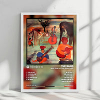 The Band "Music from Big Pink  " Album Cover Poster - with Complete Tracklist