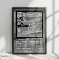 Rage Against the Machine "Rage Against the Machine" Album Cover Poster - with Complete Tracklist