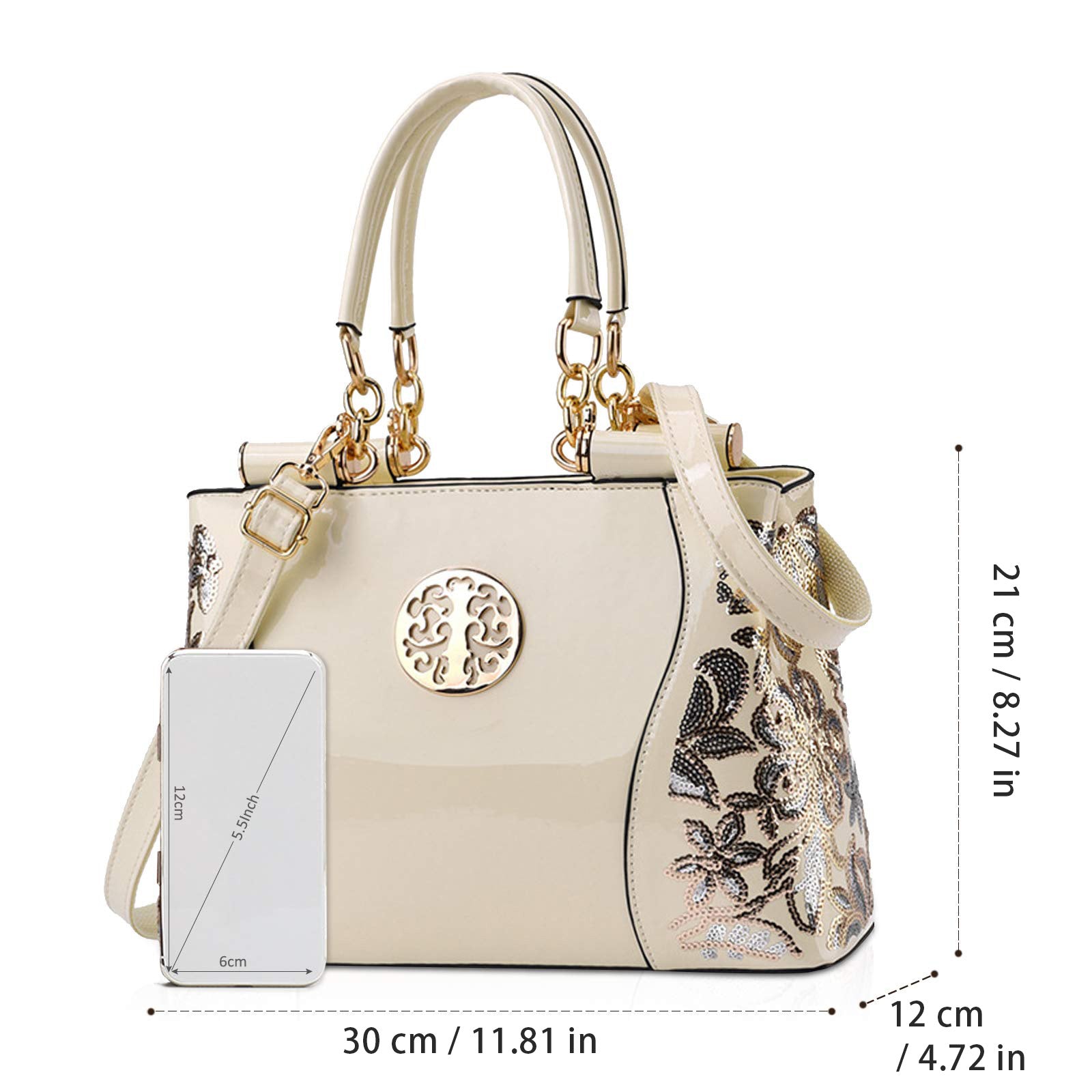 Elegant Patent Leather Handbags For Women - Stylish Hobo, Chic Tote, Versatile Shoulder, Crossbody Bags