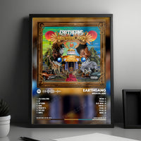 Earthgang "Mirrorland" Album Cover Poster - with Complete Tracklist