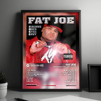 Fat Joe "Jealous Ones Still Envy (J.O.S.E.)" Album Cover Poster - with Complete Tracklist