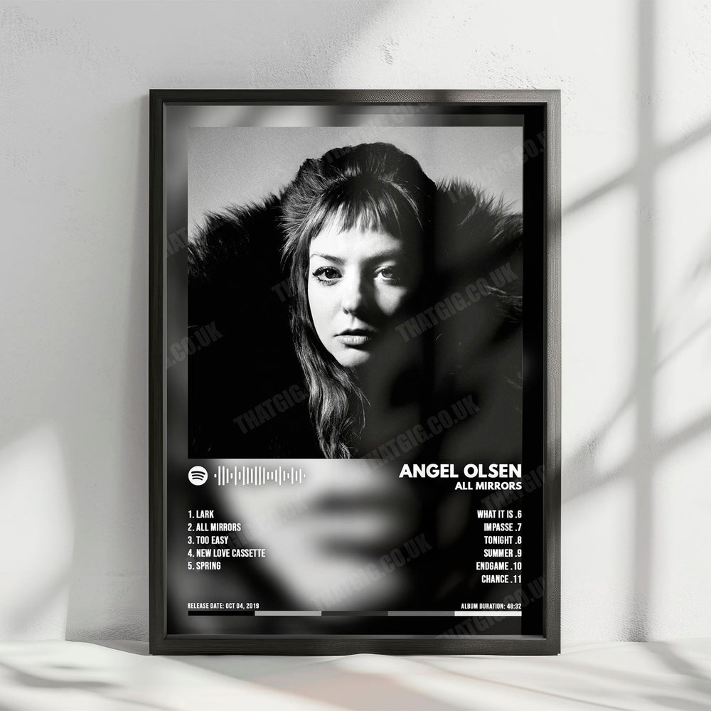 Angel Olsen "All Mirrors" Album Cover Poster - with Complete Tracklist