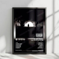 Black Rebel Motorcycle Club "Take Them On, On Your Own" Album Cover Poster - with Complete Tracklist