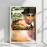 AZ "Aziatic" Album Cover Poster - with Complete Tracklist