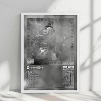 The Who "Quadrophenia" Album Cover Poster - with Complete Tracklist