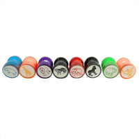 Double Sided Self Inking Wild Animal Stamper with Roller (single)
