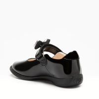 Lelli Kelly Erin 2 Bow Black Patent School Shoes  Girls Removable Bows