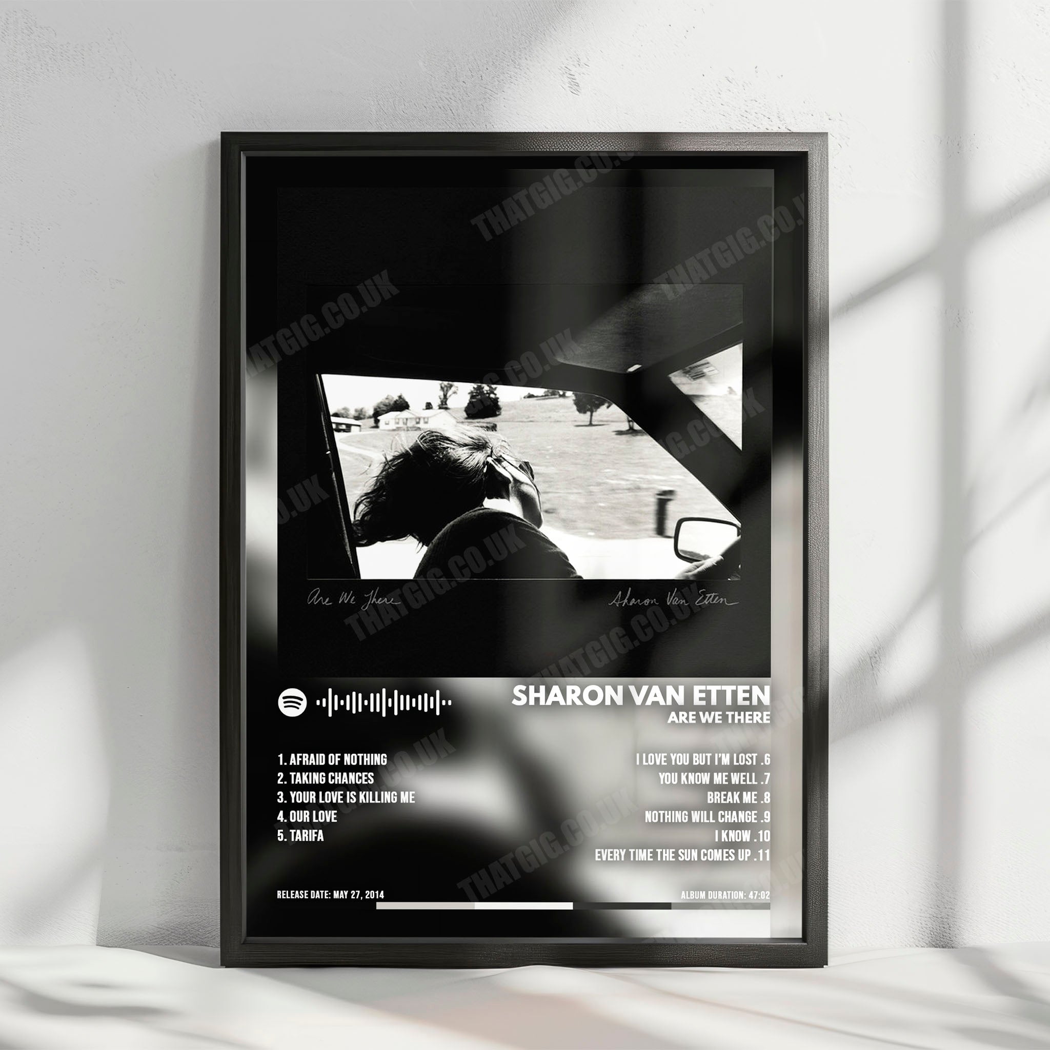 Sharon Van Etten "Are We There" Album Cover Poster - with Complete Tracklist