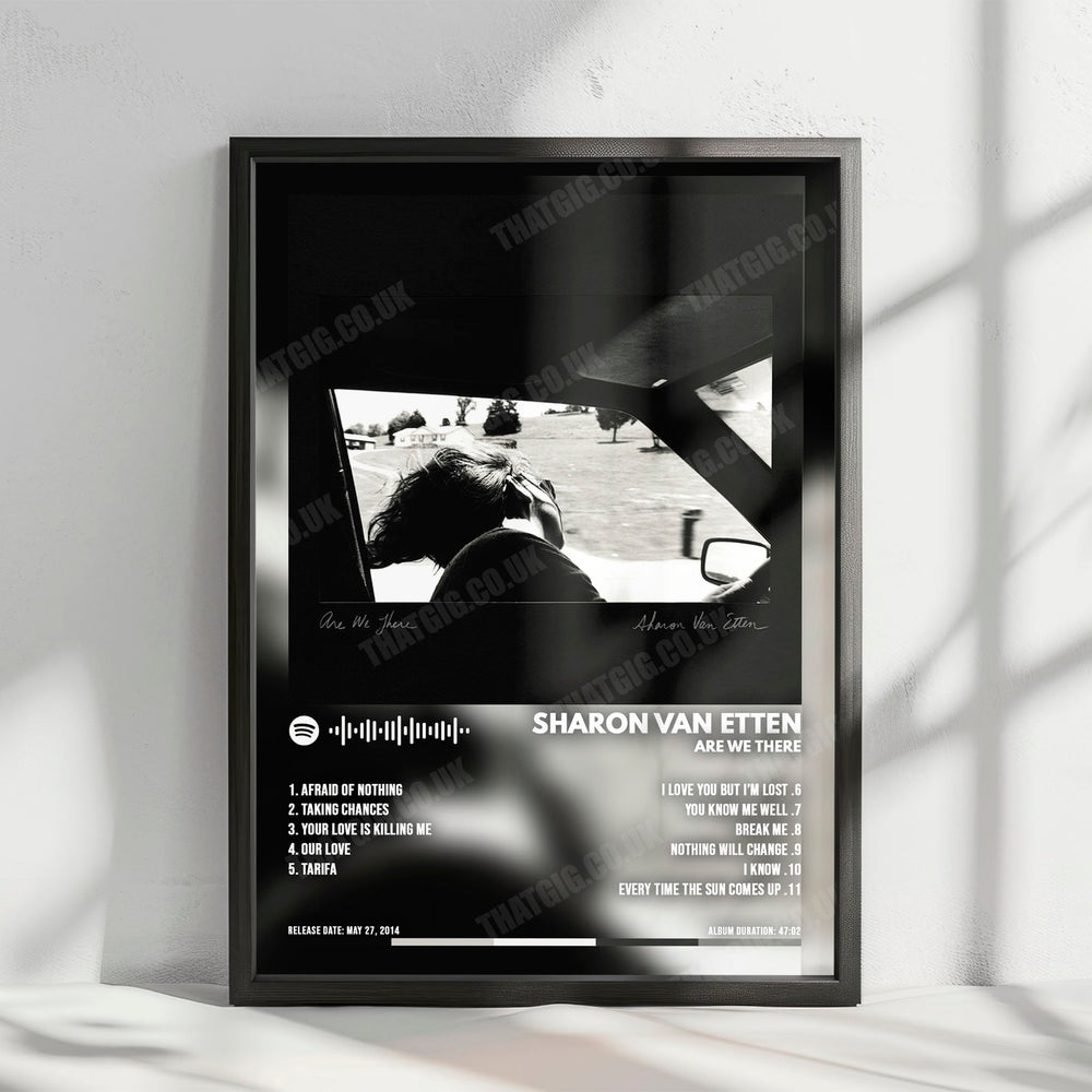 Sharon Van Etten "Are We There" Album Cover Poster - with Complete Tracklist