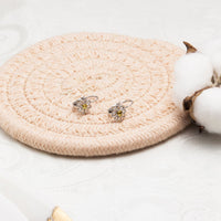 Daisy Crystal Drop Earrings Created with Zircondia® Crystals