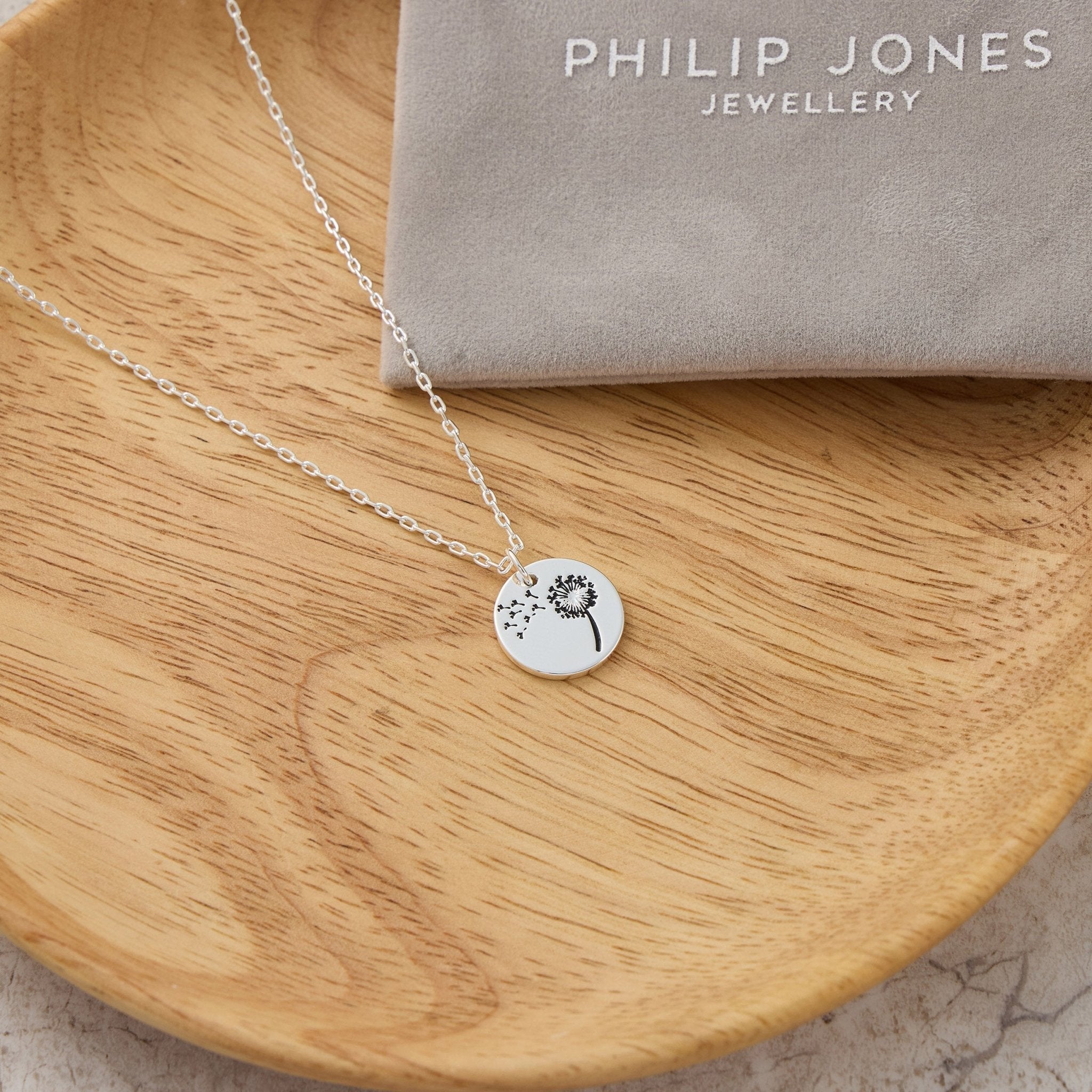 Dandelion Necklace with Quote Card