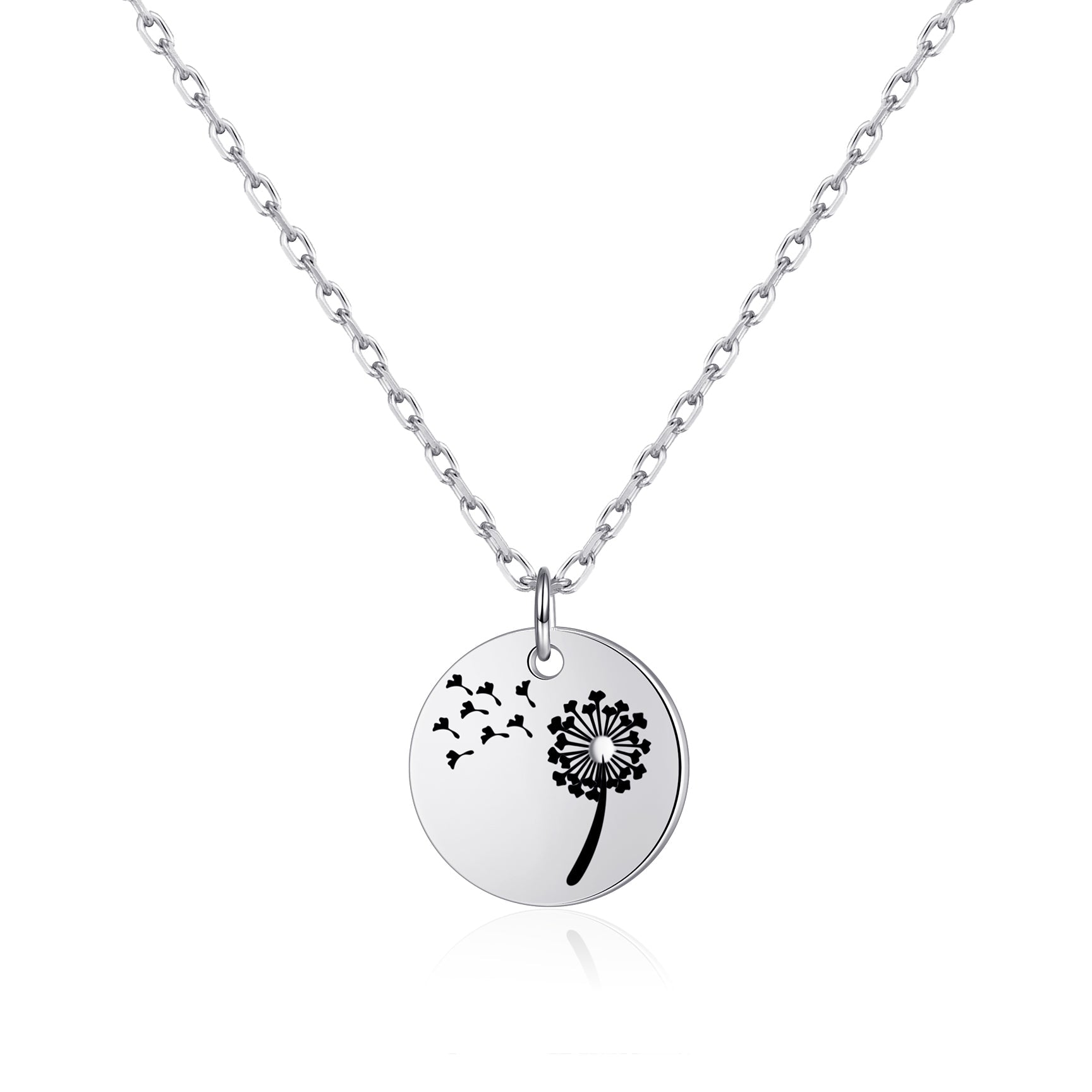 Dandelion Necklace with Quote Card