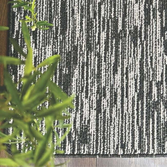 Washable Mat and Runners Abstract Design