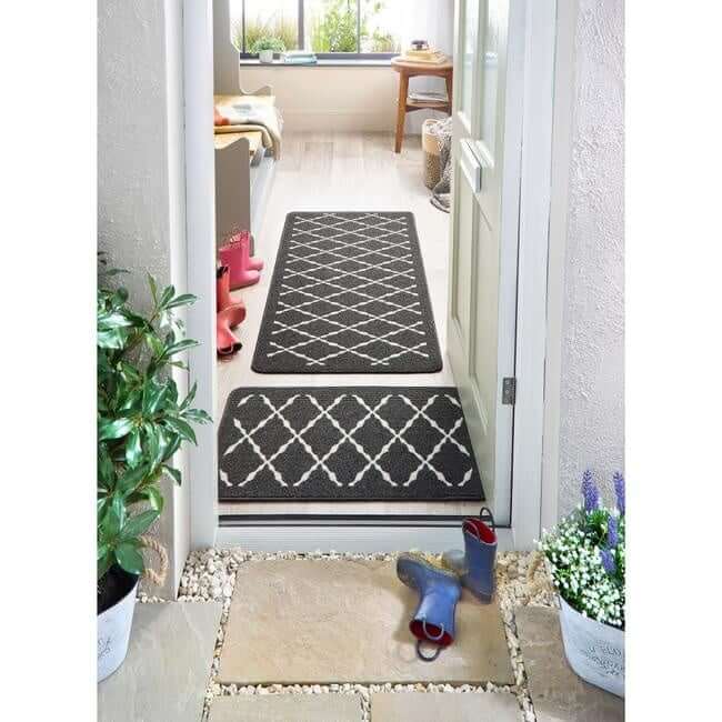 Washable Mat and Runners Diamond