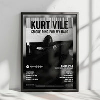 Kurt Vile "Smoke Ring for My Halo" Album Cover Poster - with Complete Tracklist
