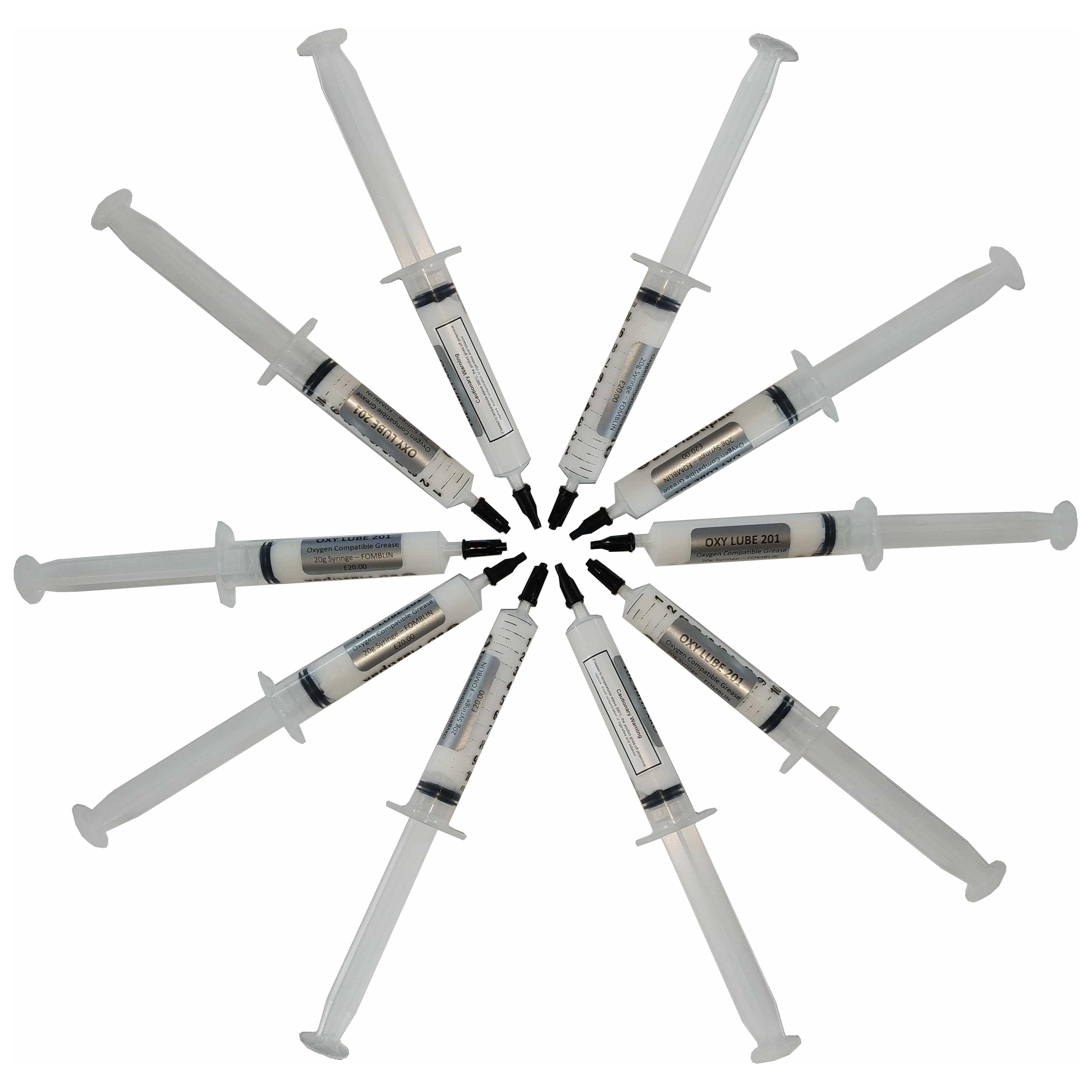 DC Marine - Oxy Lube 201 - OXYGEN COMPATIBLE GREASE - 100g Syringe