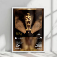 JID "DiCaprio 2" Album Cover Poster - with Complete Tracklist