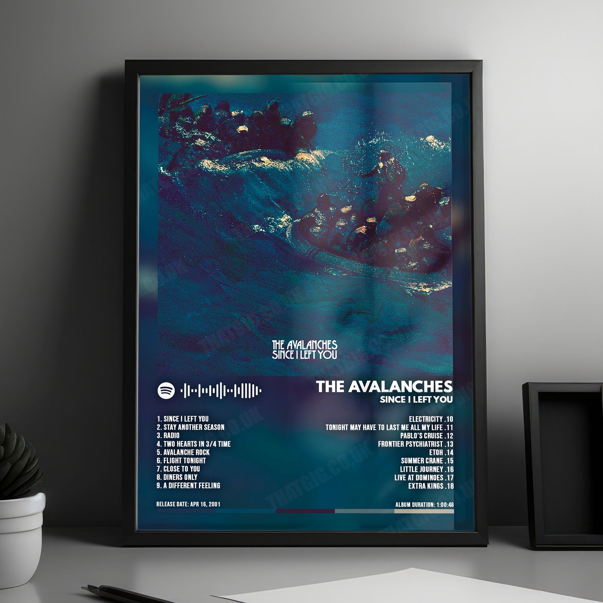 The Avalanches "Since I Left You" Album Cover Poster - with Complete Tracklist