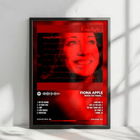 Fiona Apple "When the Pawn...  " Album Cover Poster - with Complete Tracklist