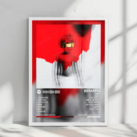 Rihanna "ANTI" Album Cover Poster - with Complete Tracklist