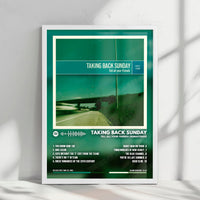 Taking Back Sunday "Tell All Your Friends" Album Cover Poster - with Complete Tracklist