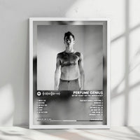 Perfume Genius "Set My Heart on Fire Immediately" Album Cover Poster - with Complete Tracklist