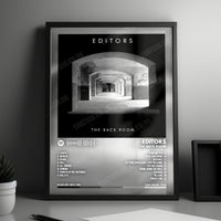 Editors "The Back Room" Album Cover Poster - with Complete Tracklist