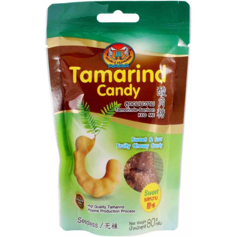 DOUBLE SEAHORSE Tamarind Chewy Sweet & Sour 80g