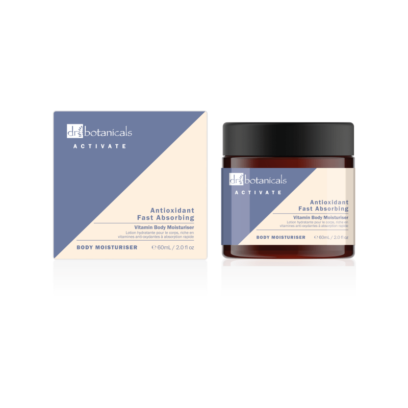 Dr Botanicals Antioxidant Body Moisturiser, Vitamin E Day Moisturiser & Seaweed Serum