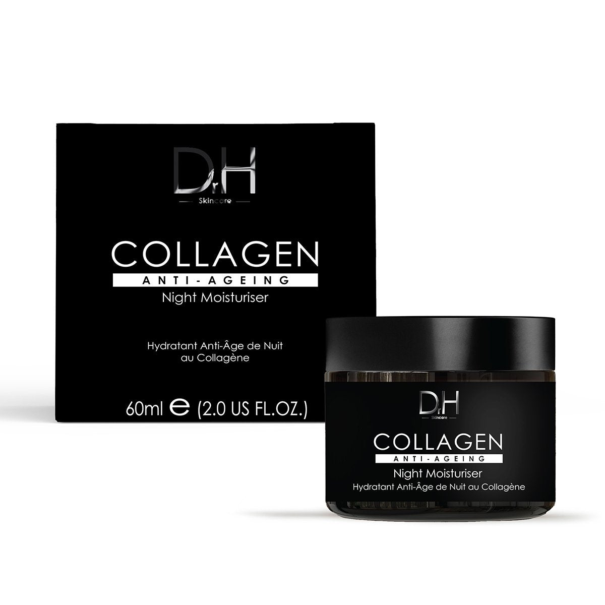 Dr H Collagen Night Moisturiser+ Facial Serum + Cleansing Bar
