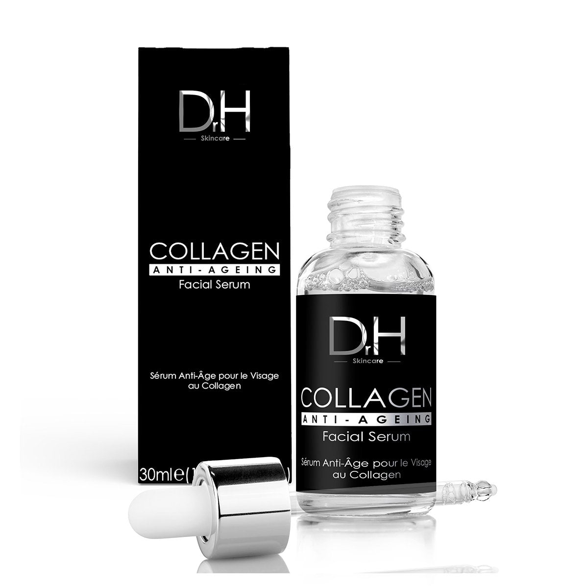 Dr H Collagen Night Moisturiser+ Facial Serum + Cleansing Bar