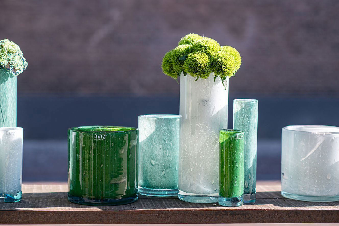 CYLINDER 6 Vase - H18 D18 cm - WHITE Colour by DutZ