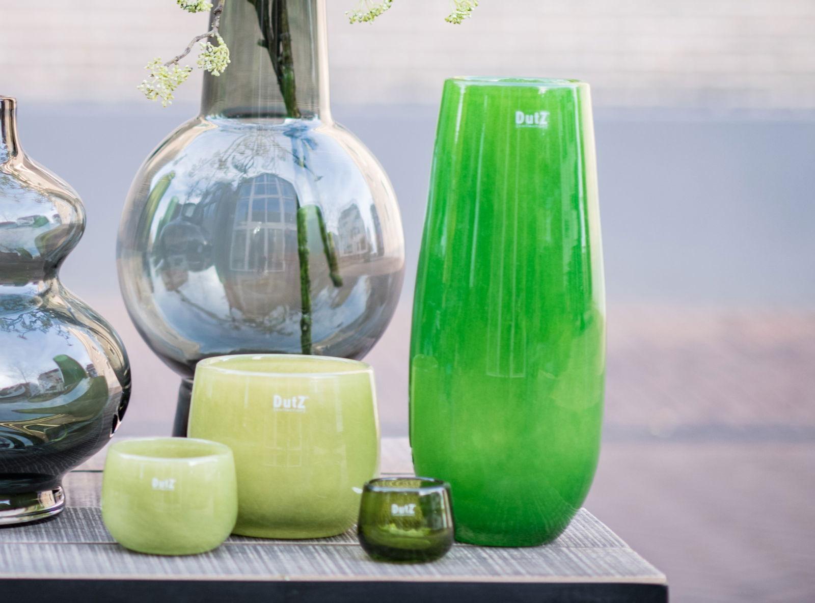 VASE ROBERT -  H50 D14 cm - JUNGLE GREEN Colour by DutZ