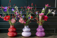 VASE SKRZYSZOW S- H16 D14 cm - FLAMINGO